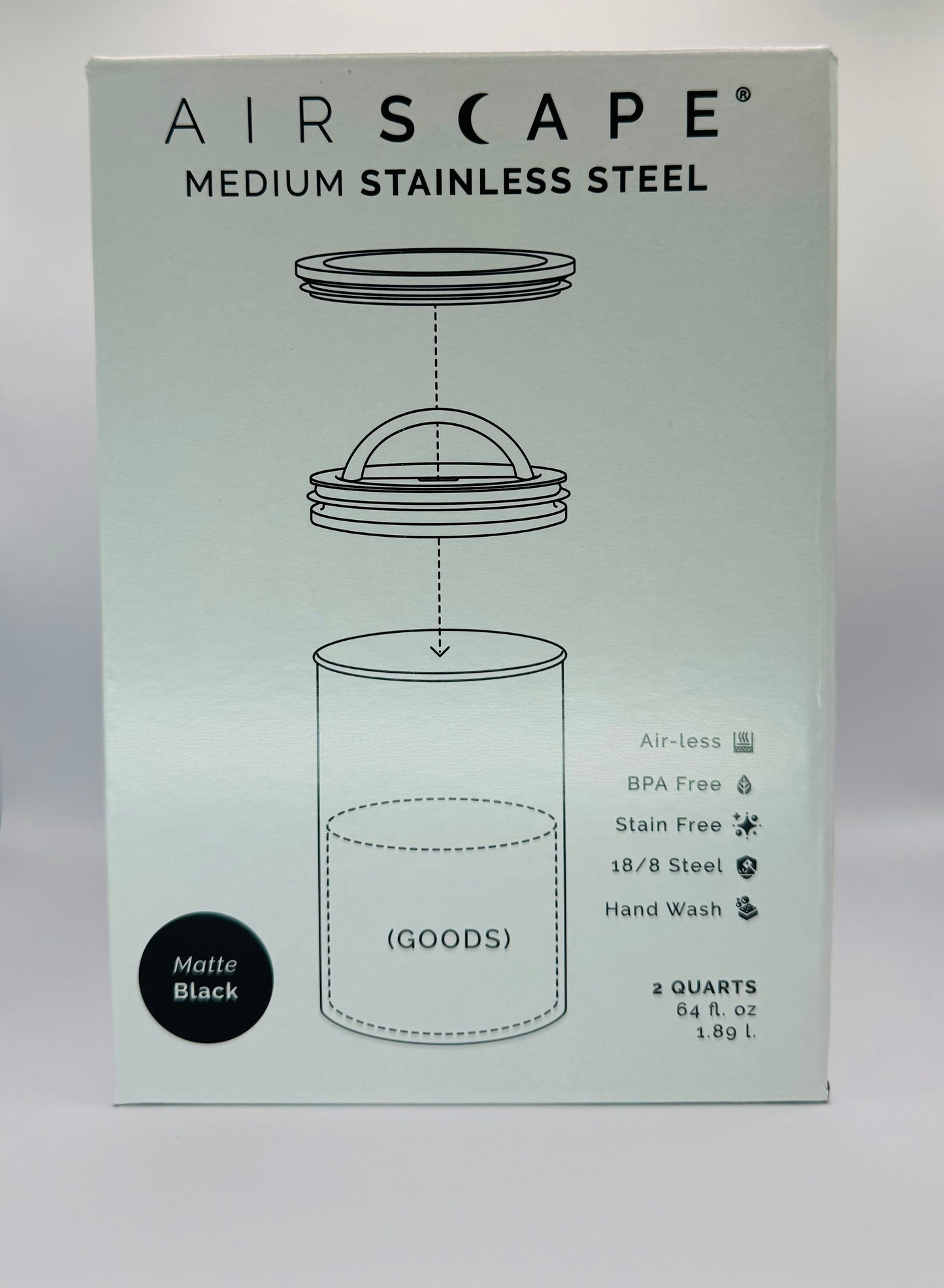 Medium Airscape® Vacuum Canister